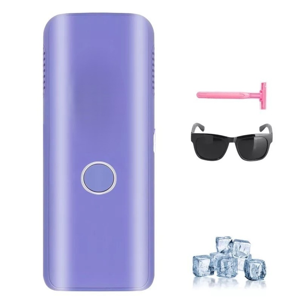 IPL Hair Removal Purple for Women‎ & Men Ice-Cooling Painless Laser